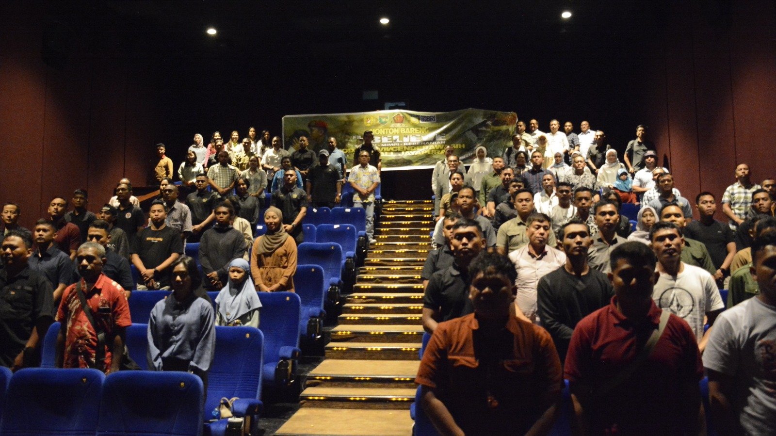 Sinergi di Balik Layar: Polri dan TNI Serta Forkopimda Papua Saksikan Film Inspiratif ‘Believe’