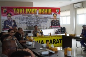 Polda Papua Barat Laksanakan Taklimat Akhir Audit Kinerja Itwasum Polri Tahap II T.A. 2025