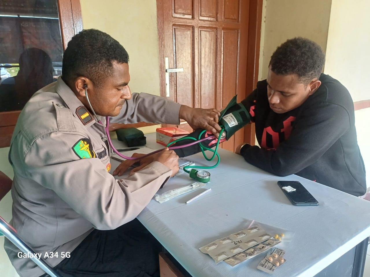 Melayani dengan penuh Keikhlasan Subsatgas Keladi Sagu hadir di Distrik Kenyam, Kab. Nduga Papua Pegunungan