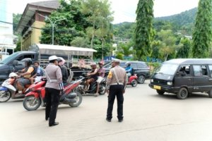Hari Keempat Operasi Patuh Cartenz 2025, Polda Papua Tilang 48 Pengendara di Tengah Padatnya Arus Kendaraan