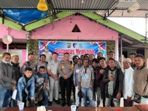 Dirlantas Polda Papua Barat Gelar Sosialisasi Tertib Lalu Lintas Bersama Komunitas Ojek dalam Rangka Operasi Patuh Mansinam 2025