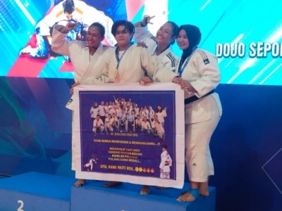 Bripda Dita Aulia Permata Putri Raih Emas untuk Polda Papua di Kejuaraan Judo Kapolri Cup 2025