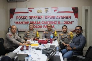 Polda Papua Ikuti Rapat Koordinasi Kesiapan Pemungutan Suara Ulang (PSU) Pilkada 2025 Secara Virtual