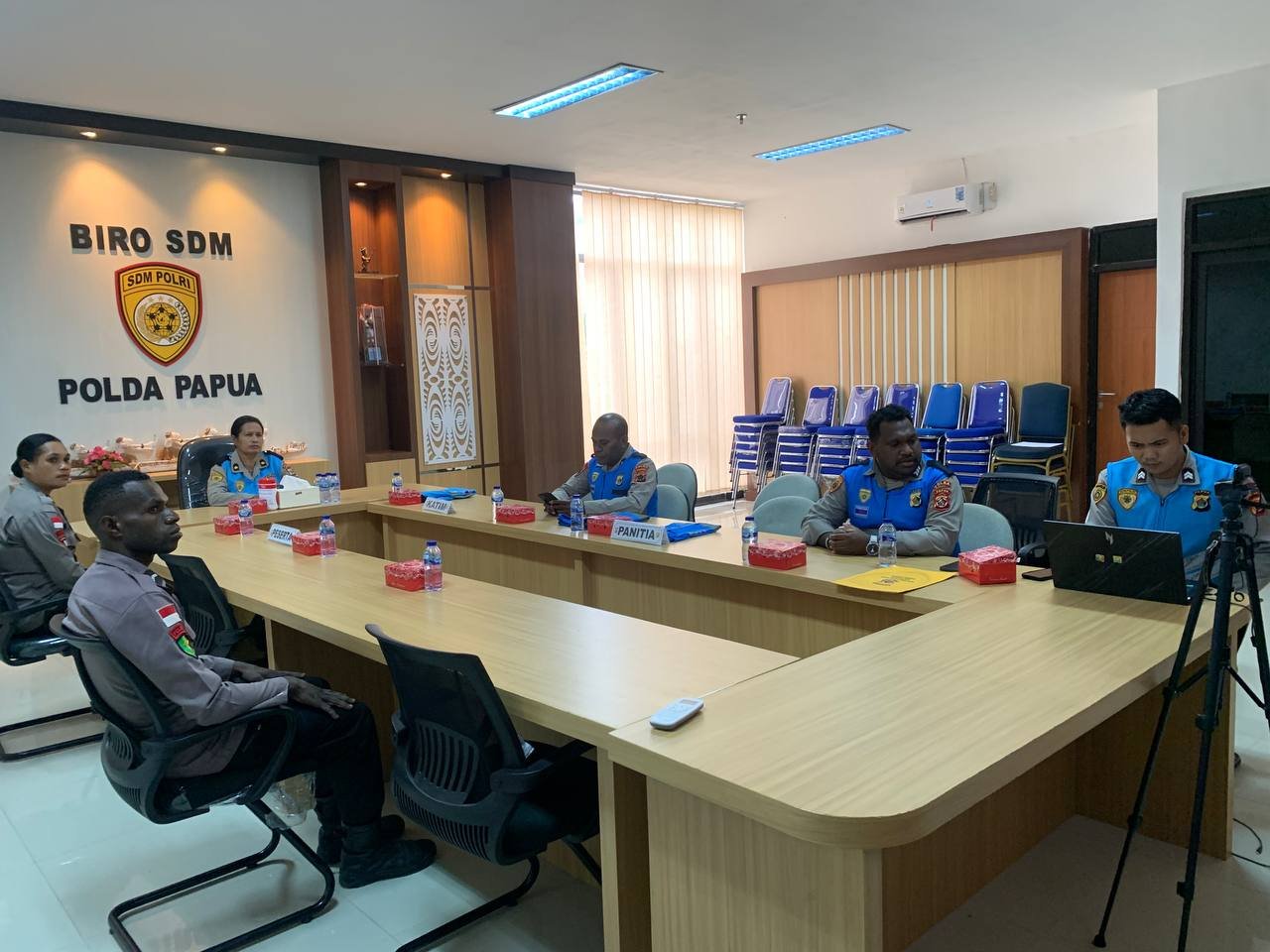 Polda Papua Gelar Sumpah dan Pakta Integritas Seleksi STIK Sumber Polwan T.A. 2025