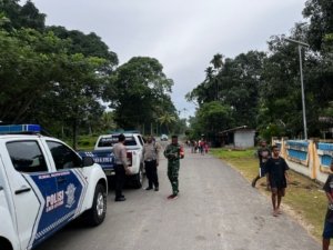 Ditlantas Polda Papua Barat Laksanakan Patroli Wilayah Pesisir, Antisipasi dan Himbauan Peringatan Dini Tsunami