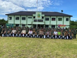 Kapolres Manokwari Selatan Hadiri Kunjungan Kerja Pangdam XVIII/Kasuari ke Kodim 1808/Mansel