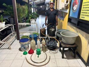 Satresnarkoba Polresta Manokwari Polda Papua Barat Ungkap Produksi dan Peredaran Miras Lokal Ilegal Yang Meresahkan Masyarakat