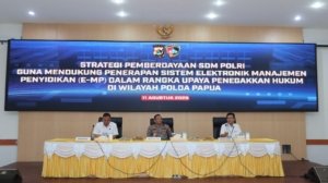 Polda Papua Perkuat SDM untuk Sukseskan Penerapan Sistem E-MP