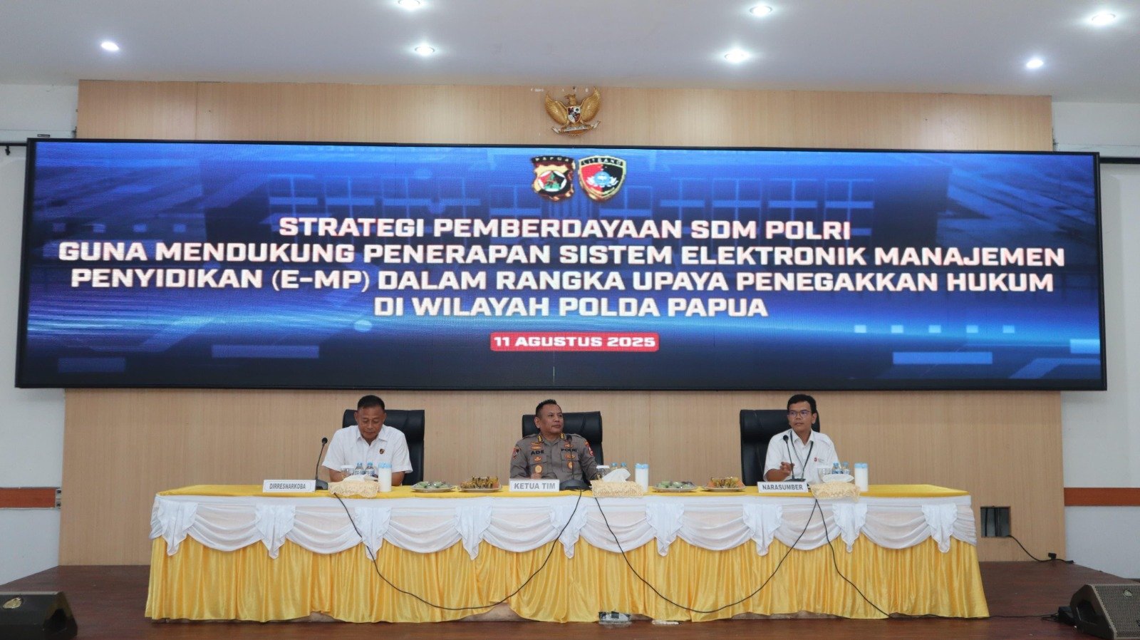 Polda Papua Perkuat SDM untuk Sukseskan Penerapan Sistem E-MP
