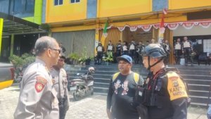 Dirsamapta Polda Papua Pantau dan Lakukan Patroli di Bawaslu Papua Pasca Pencoblosan Pilkada