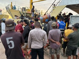 Sinergi Polsek KPL Merauke Jaga Keamanan Aktivitas Maritim