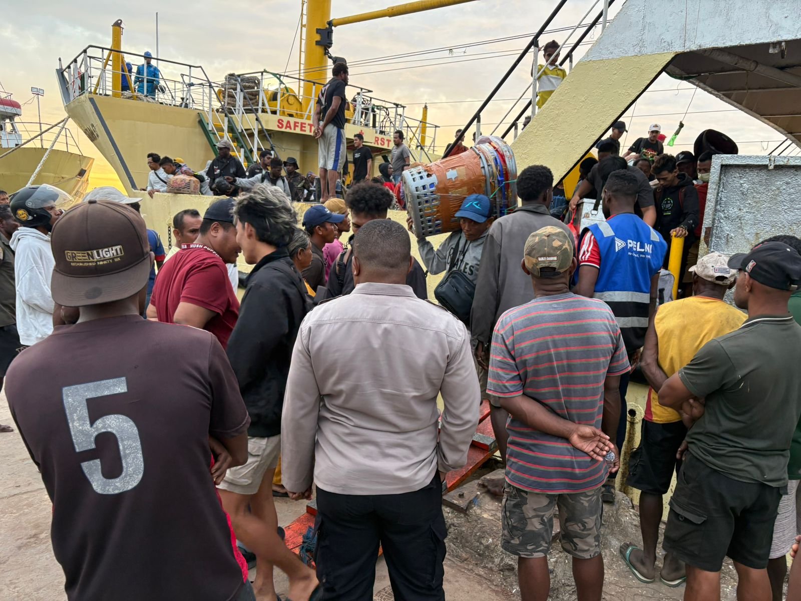 Sinergi Polsek KPL Merauke Jaga Keamanan Aktivitas Maritim