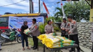 Polresta Jayapura Kota Gelar Gerakan Pangan Murah, Bantu Warga Beli Beras Terjangkau