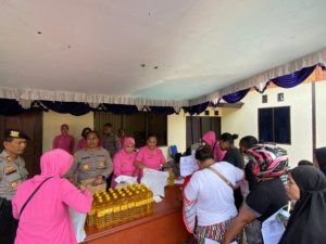 Dukung Stabilkan Harga Beras, Polresta Manokwari Gelar Gerakan Pangan Murah