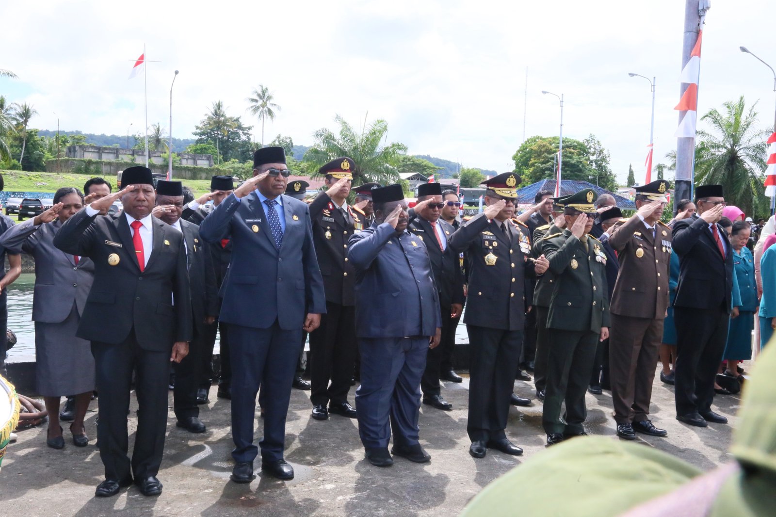 Polda Papua Barat Gelar Ziarah Laut Peringati HUT ke-80 Kemerdekaan RI di Manokwari