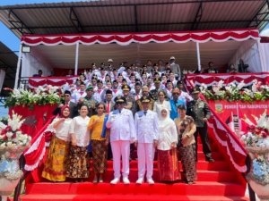 Kapolres Keerom Hadiri Upacara HUT ke-80 RI, Polres Keerom Pastikan Pengamanan Seluruh Rangkaian Kegiatan Berjalan Kondusif