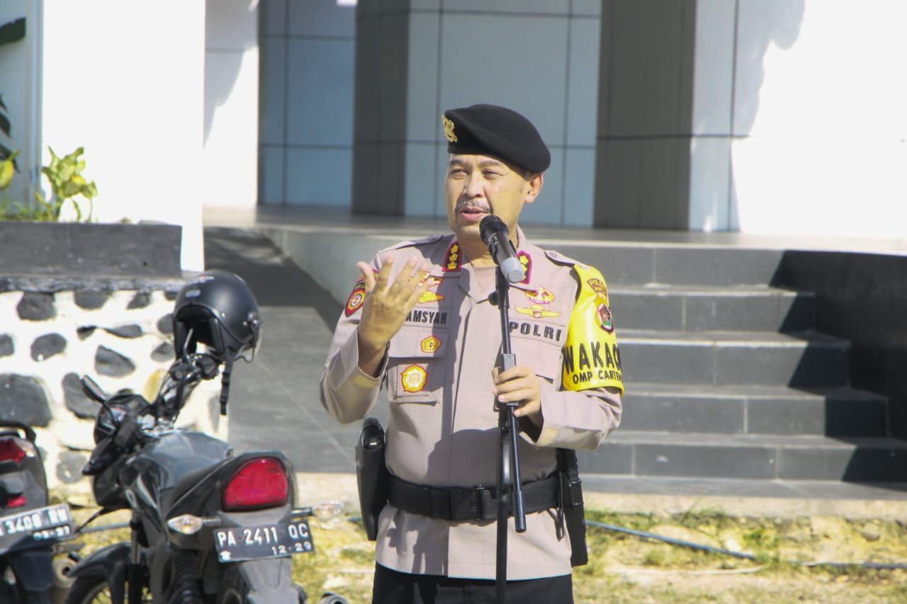 Polda Papua Gelar Apel Pengecekan Personel Pengamanan Unjuk Rasa dan Pleno PSU Pilgub 2024