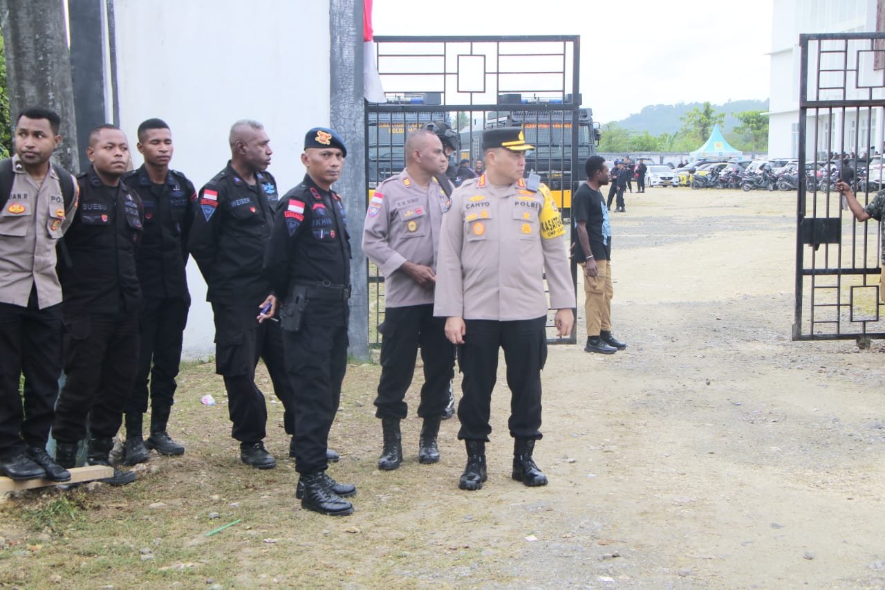 Situasi Kondusif, Polda Papua Pastikan Pengamanan Pleno PSU Pilgub Berjalan Lancar