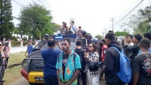 Polres Merauke Kawal Aspirasi Publik Terkait Penurunan Kualitas Jaringan, Situasi Aman dan Kondusif