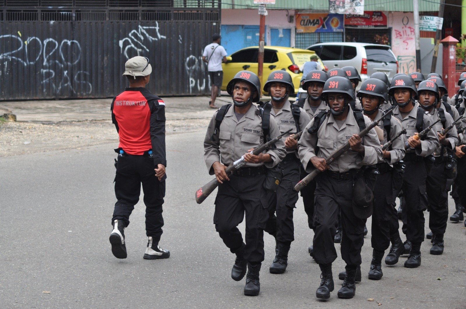 Ka SPN Polda Papua Pimpin Hiking, Bentuk Karakter dan Kesiapan Tugas Siswa Diktukba