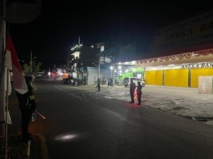 Ditlantas Polda Papua Barat Gelar Blue Light Patrol di Wosi AMD Cegah Balap Liar