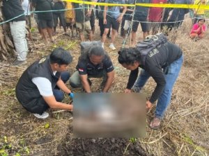 Polres Sarmi Lakukan Olah TKP Penemuan Jasad Bayi di Kampung Vietnam, Lembah Neidam