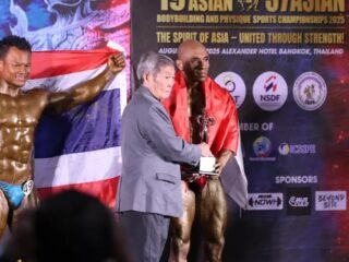 Ipda Edwin Kaisiri, Perwira Sat Brimob Polda Papua dan Atlet Binaraga Papua Raih Peringkat 5 di Kejuaraan ASEAN 2025