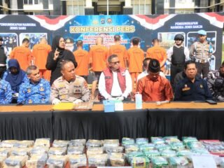 Polisi Bongkar 37 Kasus Narkoba, Sita 50 Kg Sabu dan 49 Kg Ganja di Sumbar