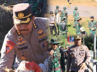 Polda Papua Berpartisipasi Aktif dalam Karya Bakti Bersih Sungai Anafri di Kota Jayapura