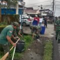 Turun Langsung Bersama Masyarakat, Personel Koramil Jajaran Kodim 1310/Bitung Terus Galakkan Aksi Gerakan Indonesia Asri
