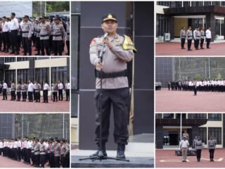 Pimpin Apel Pagi Gabungan, Karo Ops Polda Papua Tekankan Disiplin dan Tanggung Jawab Personel