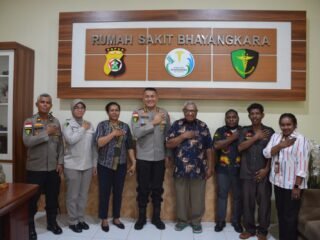 Tingkatkan Layanan Kesehatan Lintas Negara, Rumkit Bhayangkara Jayapura Lanjutkan Pembahasan MOU dengan PNG