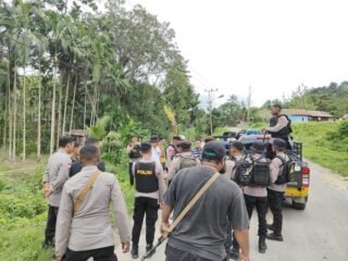 Ciptakan Situasi Aman dan Kondusif, Polres Keerom lakukan Patroli Skala Besar