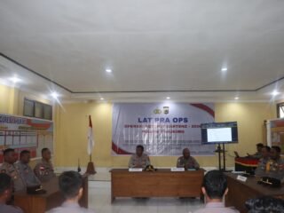Siapkan Pengamanan Lebaran, Polres Yahukimo Gelar Lat Pra Ops Ketupat Cartenz 2026