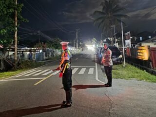 Satlantas Polres Sarmi Pastikan Ibadah Kamis Putih Berjalan Aman dan Lalu Lintas Terkendali